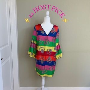 👉EUC - ANNI CARLSSON V-Neck Silk Dress👈